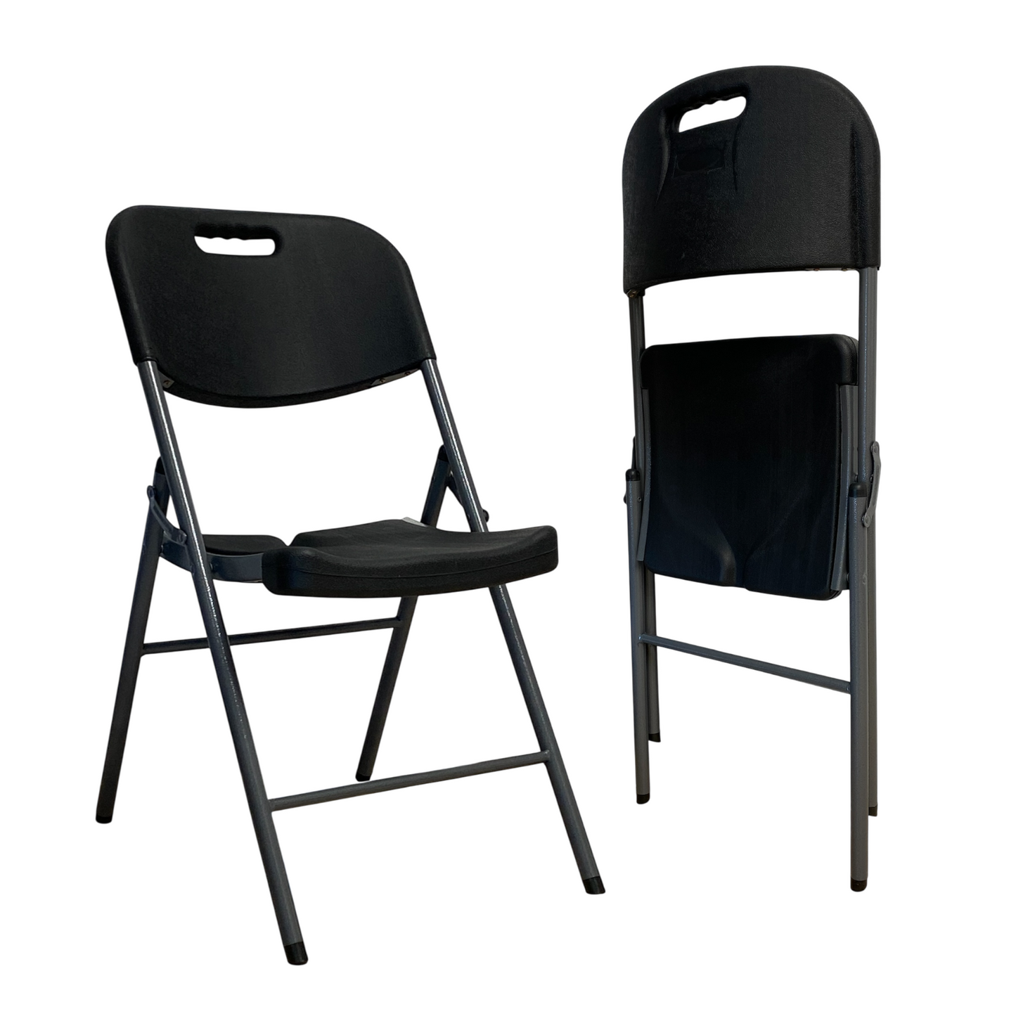 Heavy-Duty Black Folding Chair – 500 lb Capacity – Office, Garden, Meeting Use – Ships from Quebec 🇨🇦