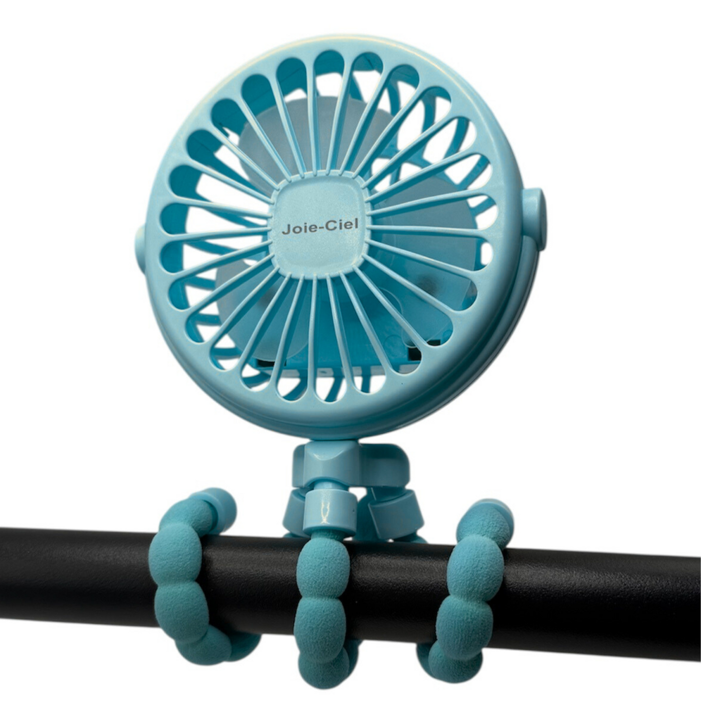 Joie-Ciel™ Portable Octopus Clip Fan | 3-Speed, LED Night Light, Safe & Flexible for Stroller, Office, Travel