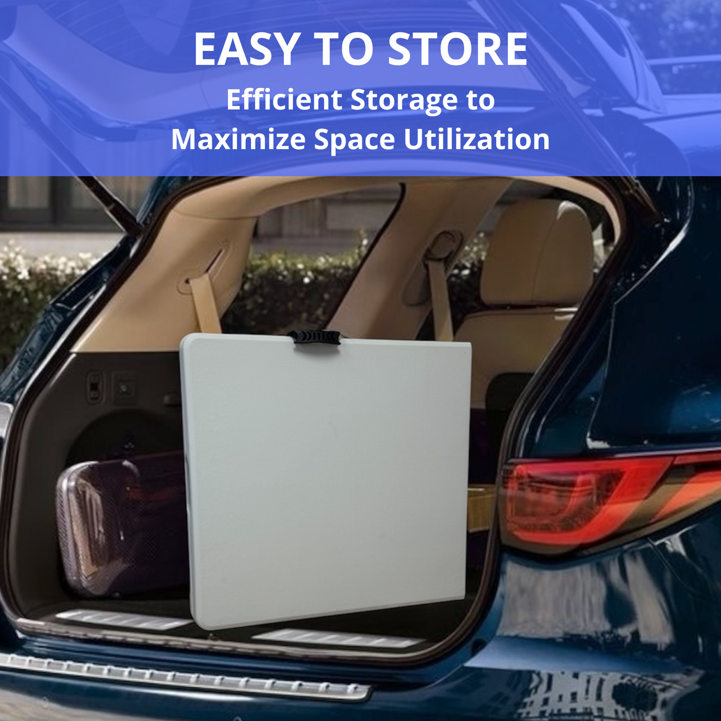 Foldable Outdoor Table for 4-6 People – Portable, Sturdy, Easy to Carry – Ideal for BBQ, Camping, Beach – Ships from Montreal